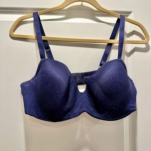 ThirdLove Everyday Lace T-Shirt Bra - 38D - navy